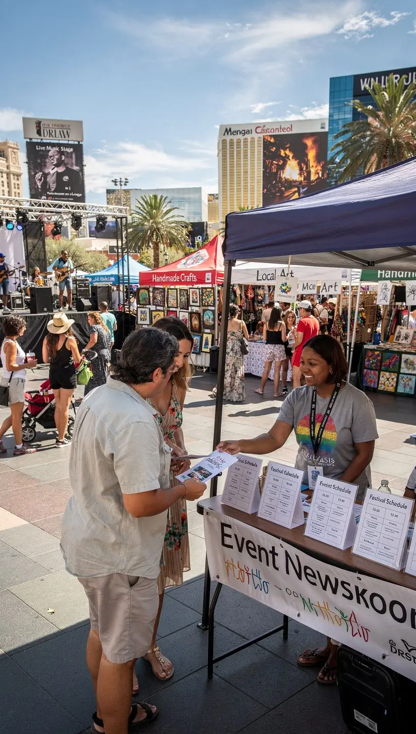 Engaging event calendar with cultural activities and schedules